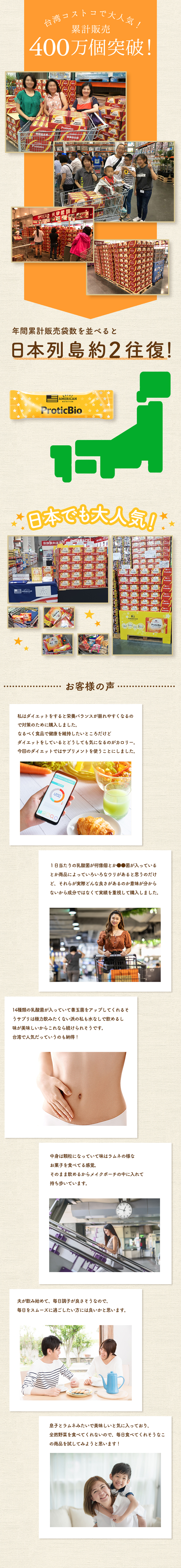 台湾コストコで大人気！累計販400万個突破！